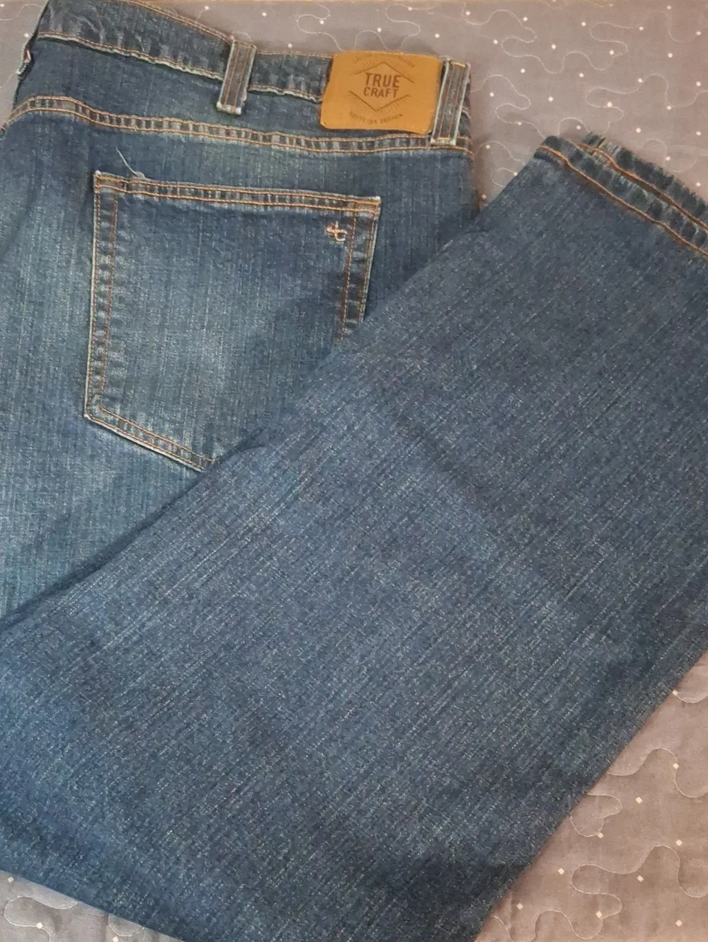 True Craft Men’s Bootcut Blue Denim Jeans size 46 x 30